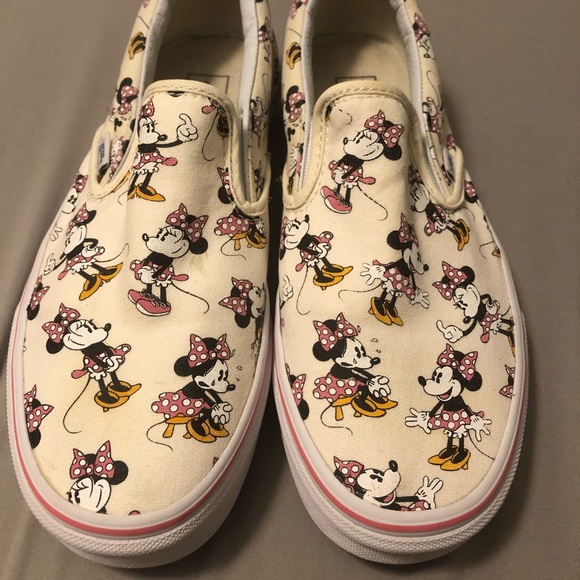 Vans Shoes - Minnie Mouse slip ons